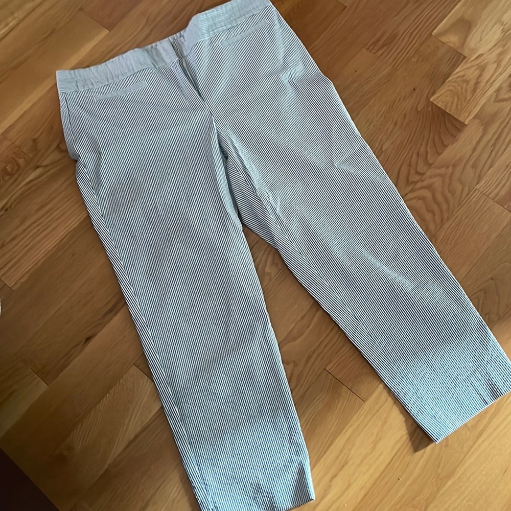 Ann Taylor Pin Striped Capri Pants